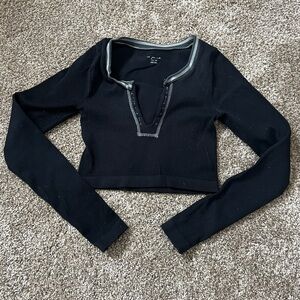 Out from Under Long Sleeve Crop Top